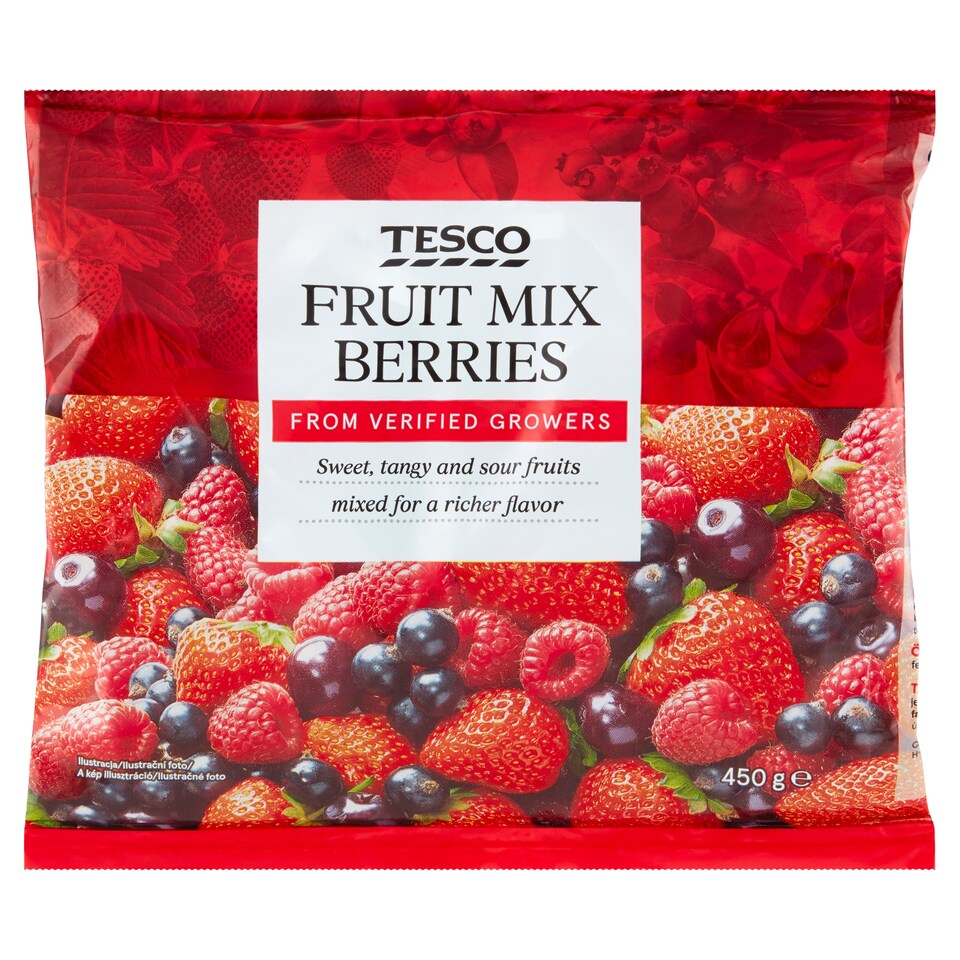 Tesco Zmes drobného ovocia 450 g