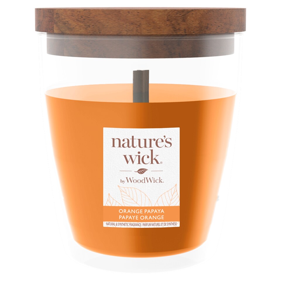Natures Wick Candle Orange Papaya 284G