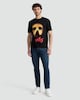 image 1 of F&F Pure Cotton Friday the 13th Jason Mask Print T-Shirt in Black