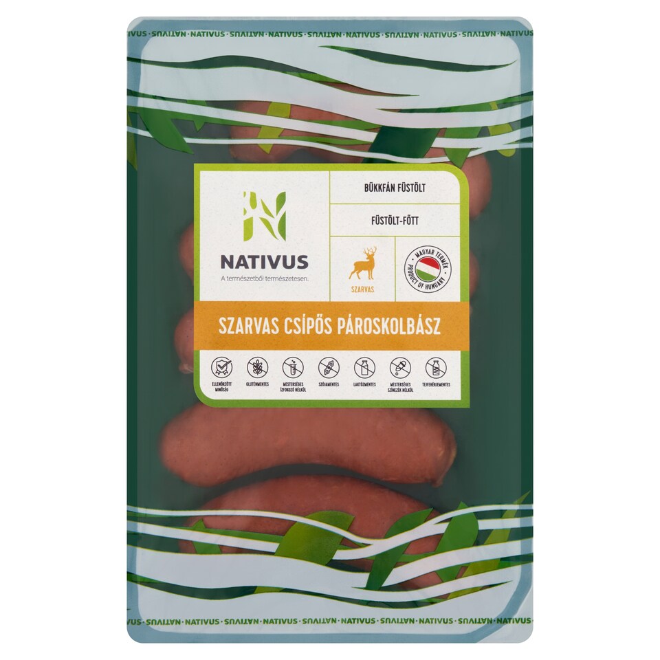 Nativus szarvas csípős pároskolbász 250 g