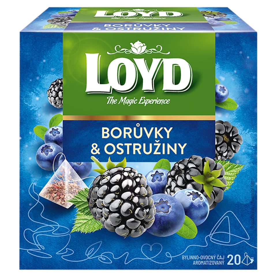 Loyd Flavoured Herbal-Fruit Tea Blueberry & Blackberry 20 x 2g (40g)