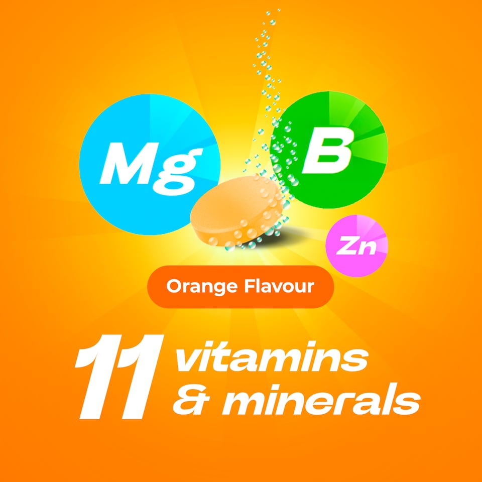 image 1 of Berocca Immuno Orange Flavour Sugar Free 15 Effervescent Tablets