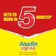 image 3 of Anadin Extra Pain Relief Caplets - Aspirin, Paracetamol, Caffeine 16s