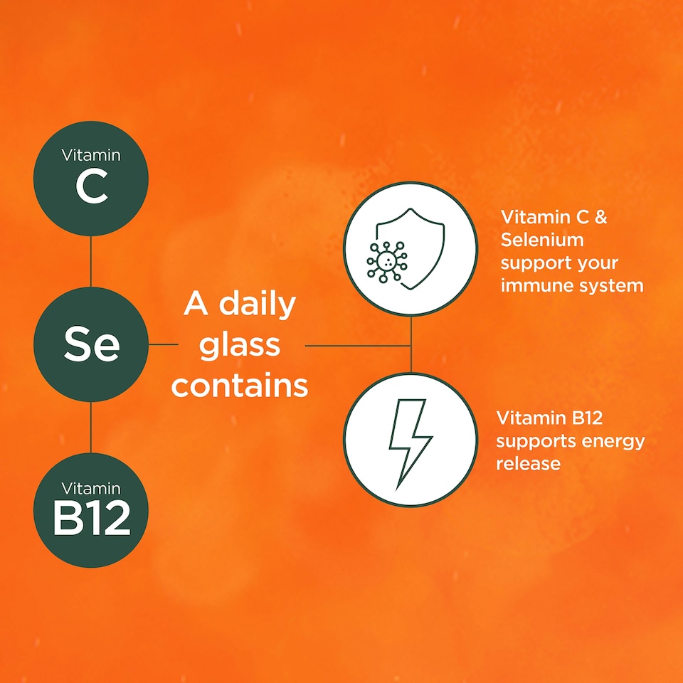 image 1 of Berocca Immuno Vitamin D Effervescent Tablets, Orange Flavour, Sugar Free 15s