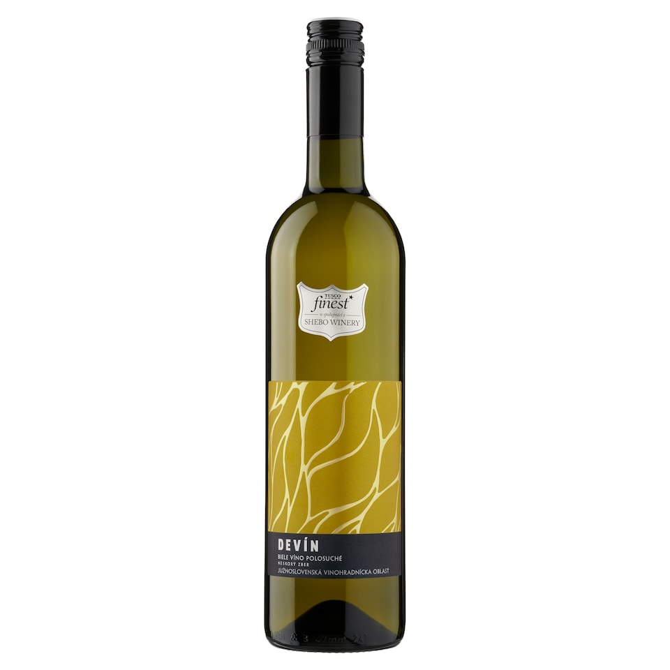 Tesco Finest Devín biele víno polosuché neskorý zber 750 ml