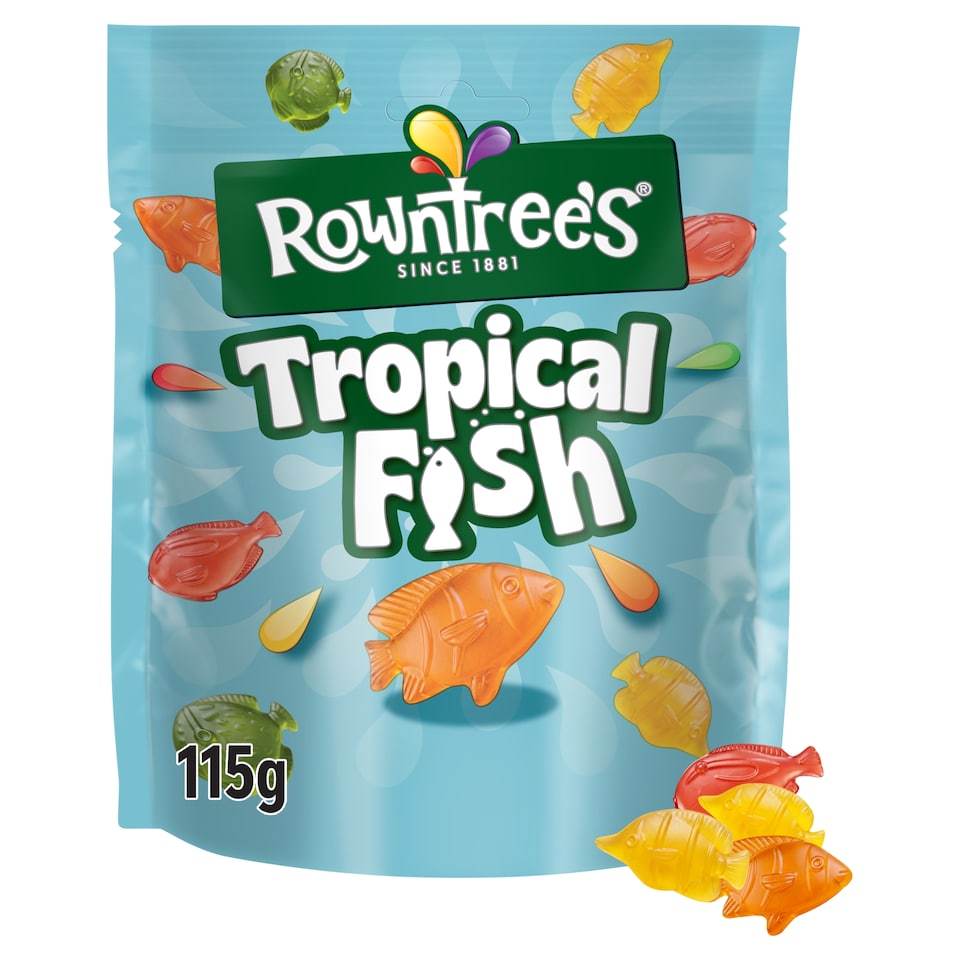 image 1 of Rowntree's Tropical Fish Sweets 115g