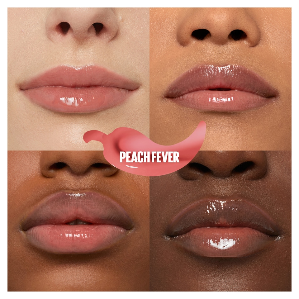 image 1 of Maybelline Lifter Plump Lip Gloss - Peach Fever 5.4ml