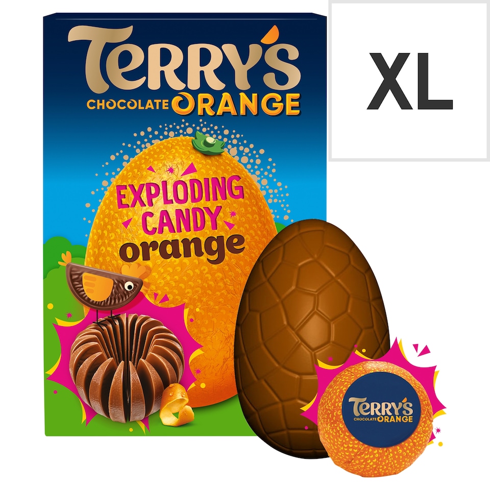 image 1 of Terry's Chocolate Orange Exploding Candy Easter Egg 297g