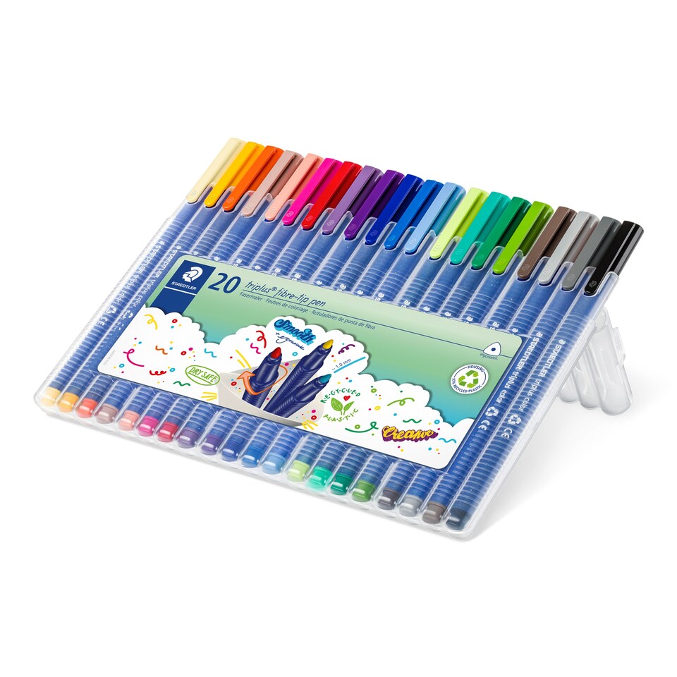 image 1 of Staedtler Triplus Colour Fibre Pack Of 20
