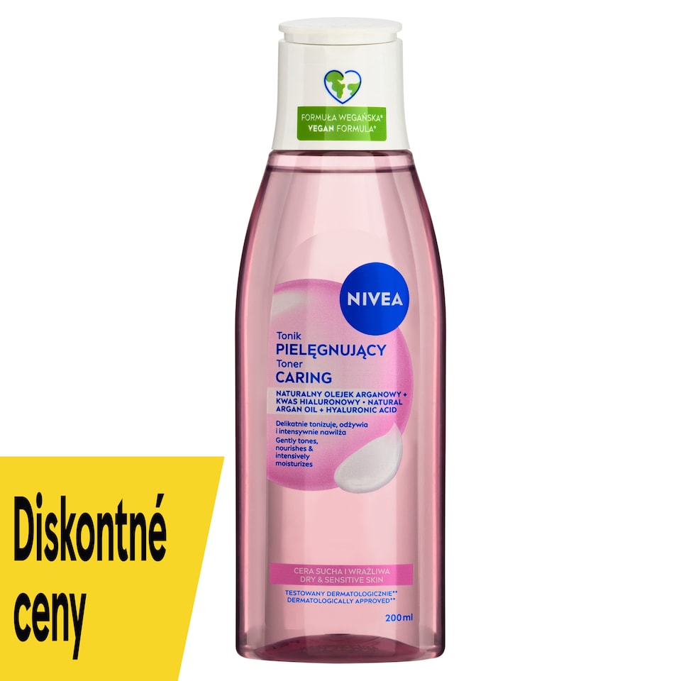 image 1 of Nivea Caring Cleansing Toner Dry & Sensitive Skin 200 ml