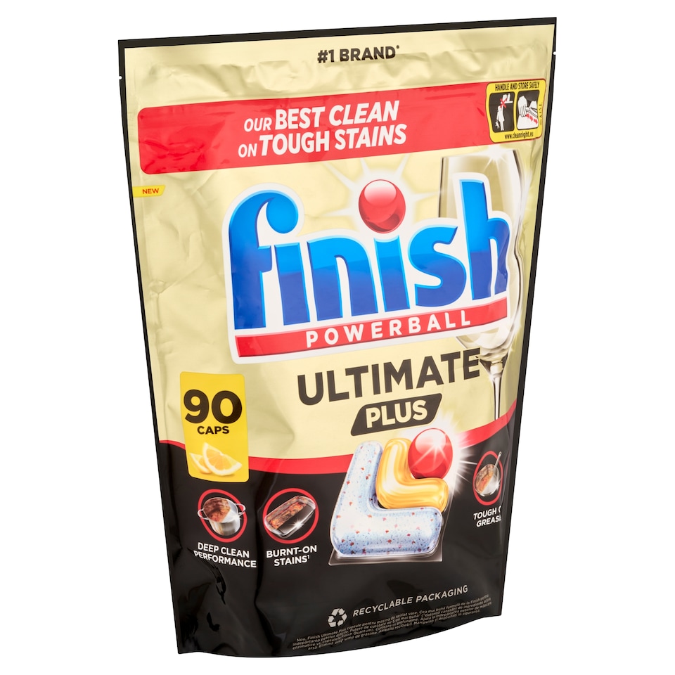 Finish Powerball Ultimate Plus Citrom mosogatógép kapszula 90 db 1098 g  1. kép