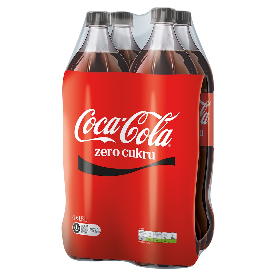 Coca-Cola Zero 4 x 1,5l