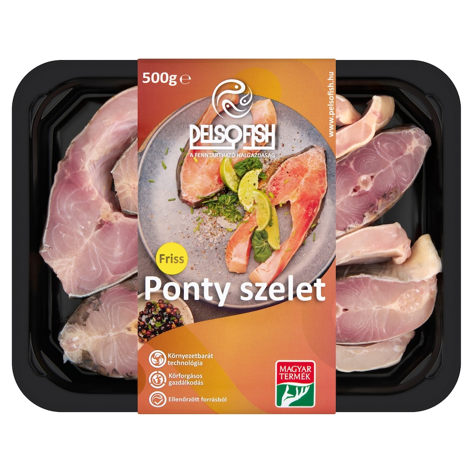 Pelso Fish friss ponty szelet 500 g