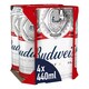 image 1 of Budweiser 4X440ml