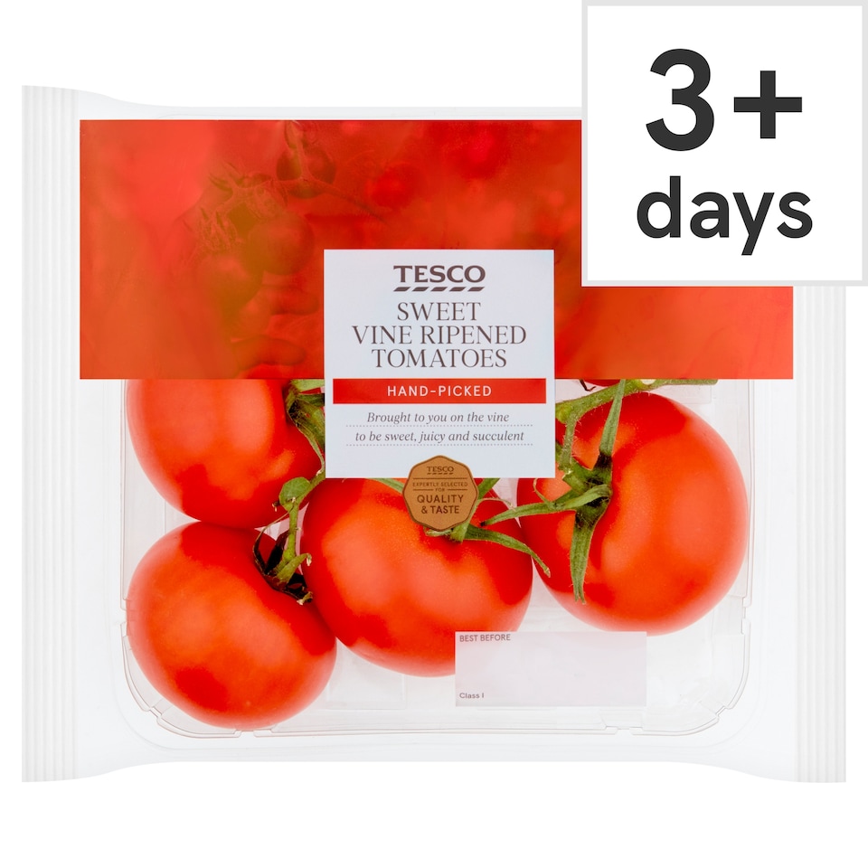 image 1 of Tesco Sweet Vine Ripened Tomatoes 750G