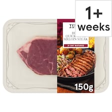 Tesco Quick Cook Sirloin Beef Steak 150g