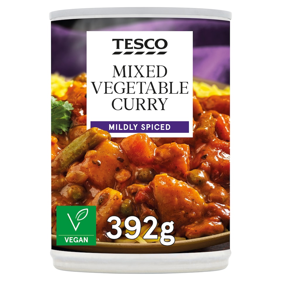 Tesco Mixed Vegetable Curry 392G