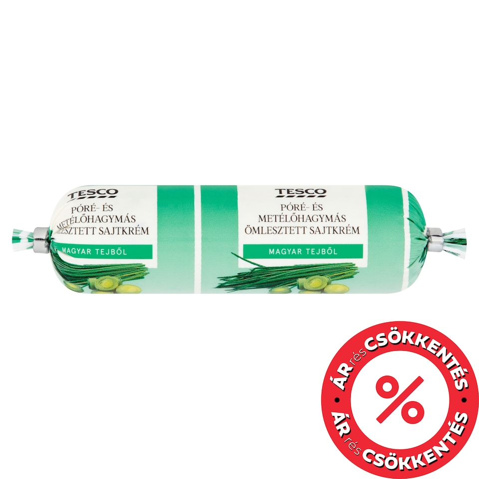 Tesco póré- és metélőhagymás ömlesztett sajtkrém 100 g