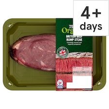 Tesco Organic Beef Small Rump Steak