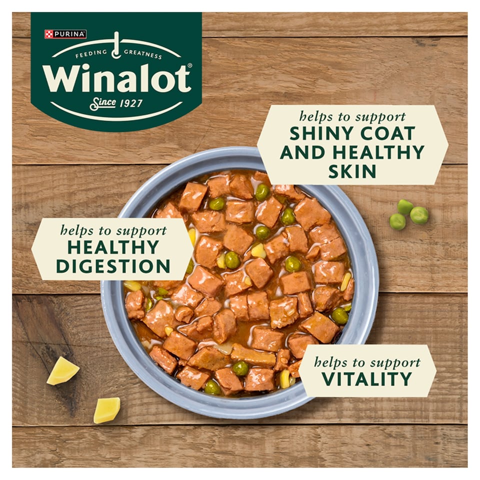 image 1 of WINALOT Friday Suppers Wet Dog Food in Gravy 40x100g