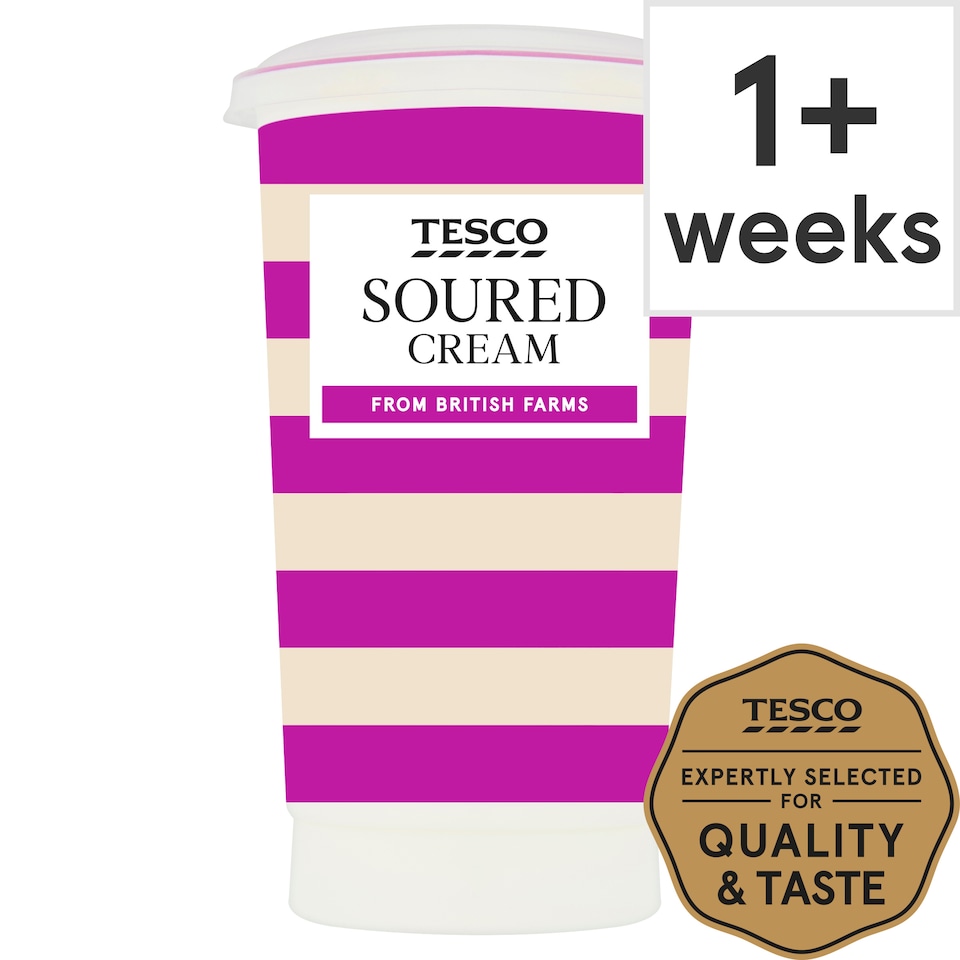 Tesco Soured Cream 300Ml