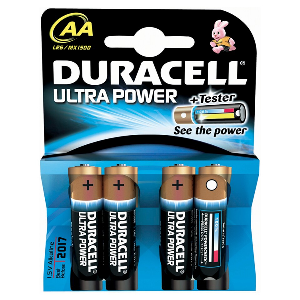 Duracell Ultra Aa 4 Pack