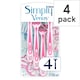 image 1 of Gillette Simply Venus 3 Blade Disposable Razors 4 Pack
