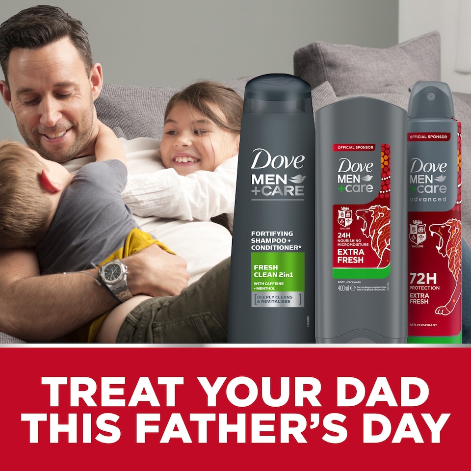 image 1 of Dove Men + Care Lions Washbag Collection Gift Set