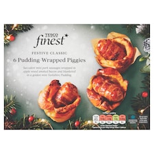 Tesco Finest 6 Pigs In Blankets Yorkshire Puddings 180G