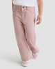 image 2 of F&F Girls Pure Cotton Wide Leg Jeans in Pink