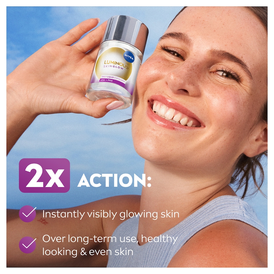 image 1 of NIVEA Luminous 630 Instant Skin Glow Daily Liquid Exfoliant 100ml