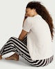 image 3 of F&F Pure Cotton Café Print Pyjama Set in Cream