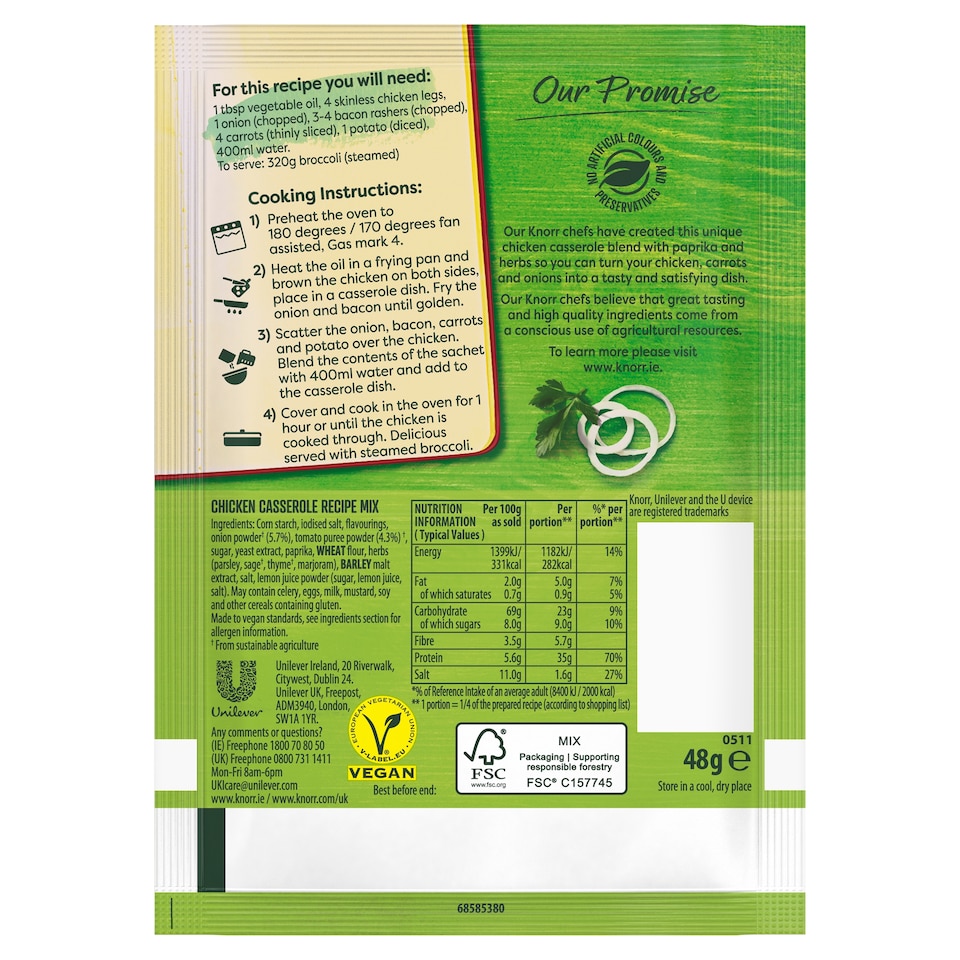 image 1 of Knorr Mealmaker Chicken Casserole 48G