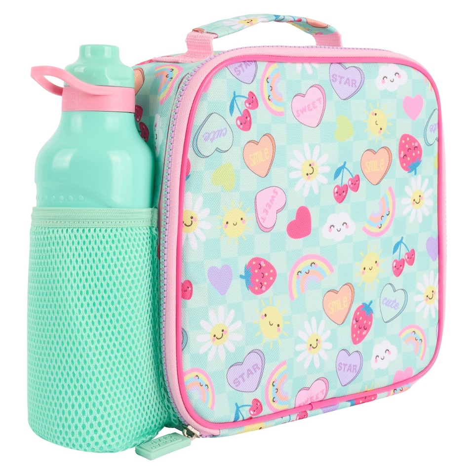 image 1 of Polar Gear Cutesy Icons Combo Lunch Bag and Water Bottle