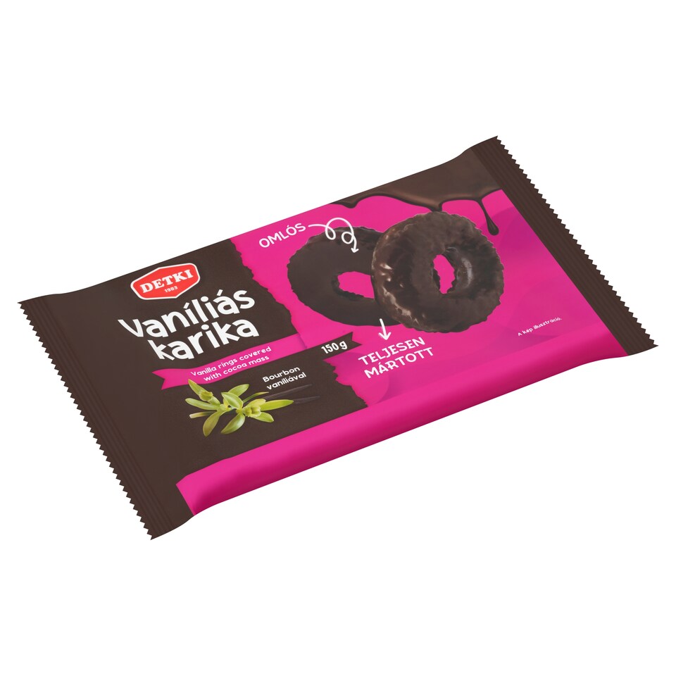 Detki vaníliás karika 150 g  1. kép
