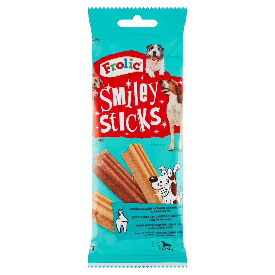 image 1 of Frolic Smiley Sticks with Chicken and Beef Flavor 10-25kg 175g