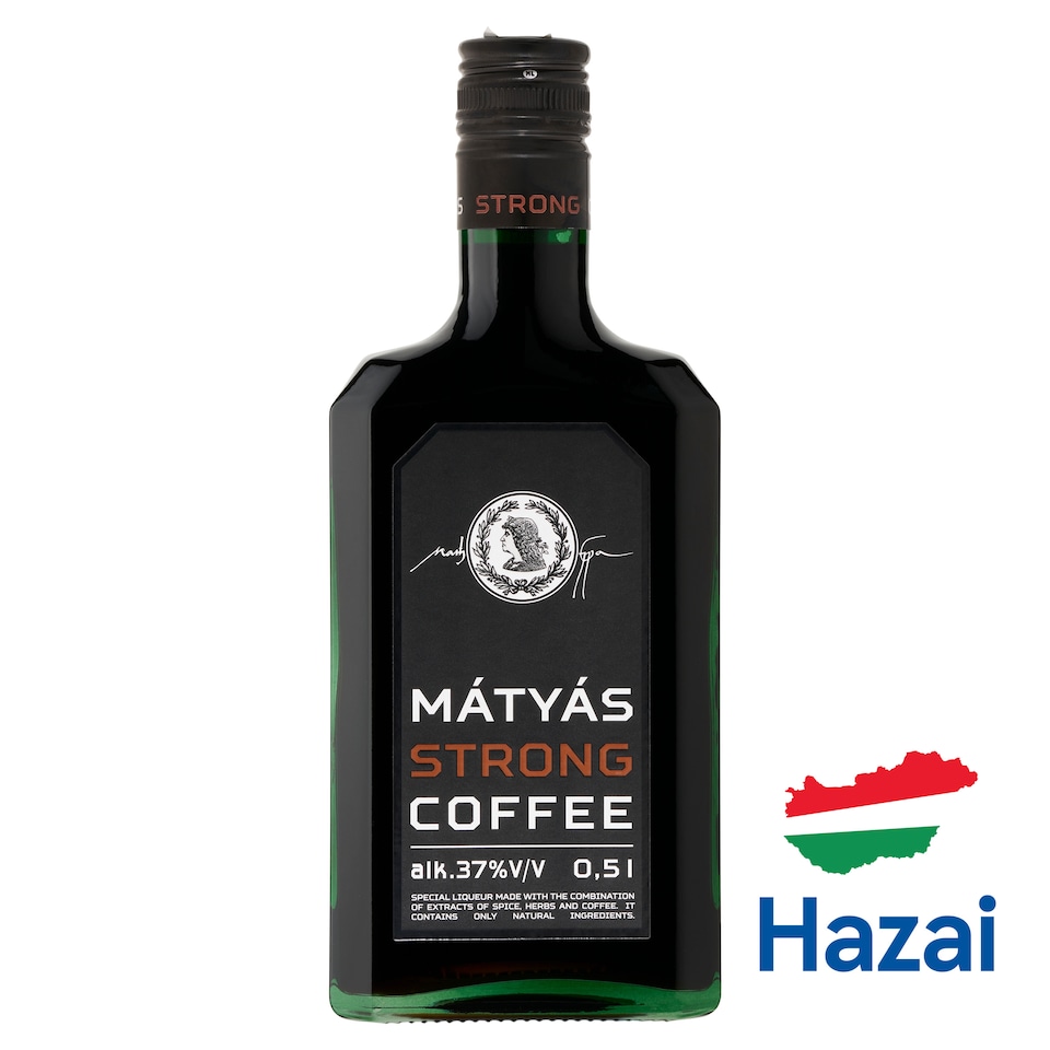 Mátyás Strong Coffee Bitter Liqueur 37% 0,5 l