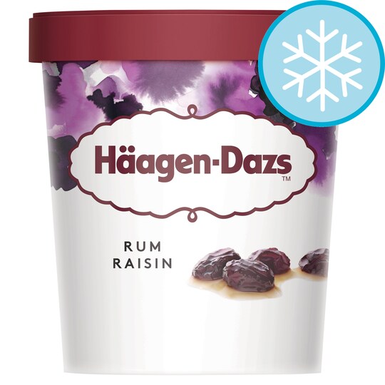 Haagen Dazs Rum Raisin Ice Cream Tesco Groceries