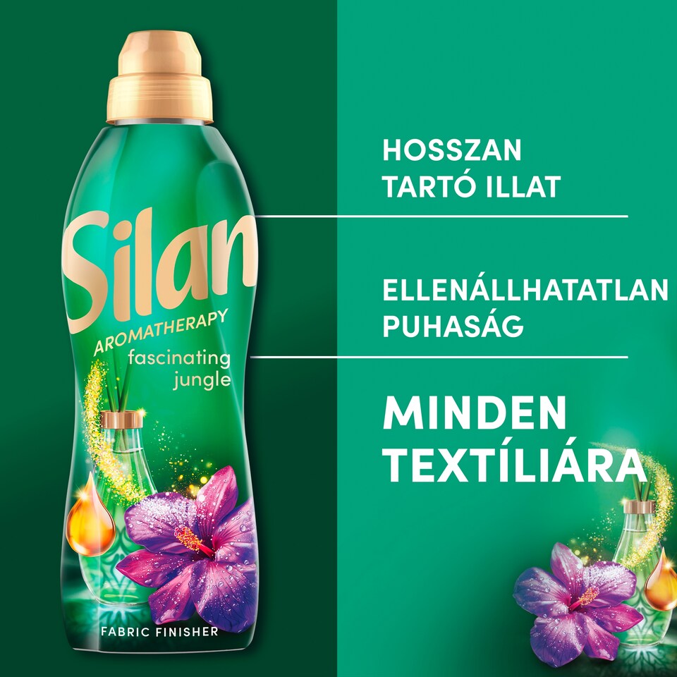 image 1 of Silan Aromatherapy Fascinating Jungle Fabric Softener Concentrate 62 Washes 1364 ml