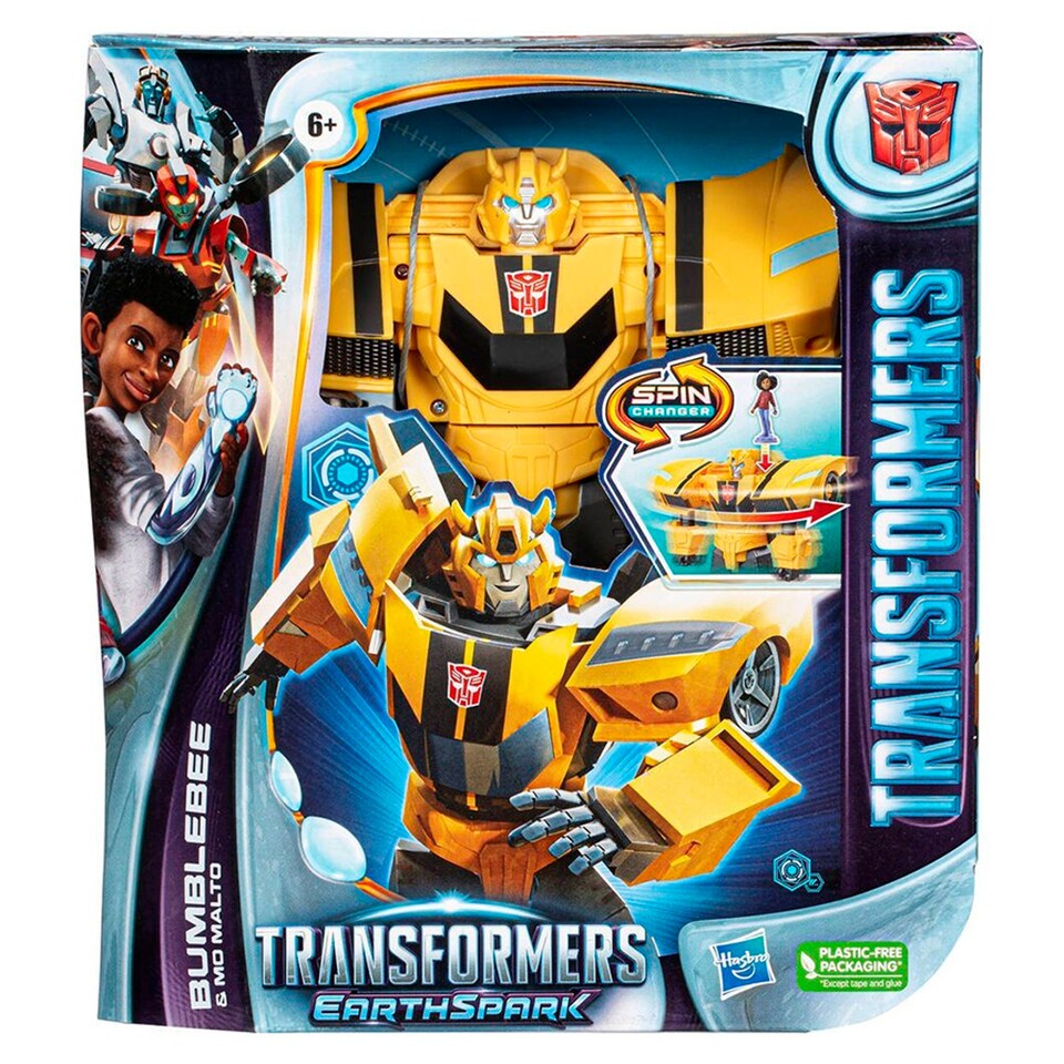 obrázok 1 z Hasbro Transformers Earthspark Bumblebee & Mo Malto herný set