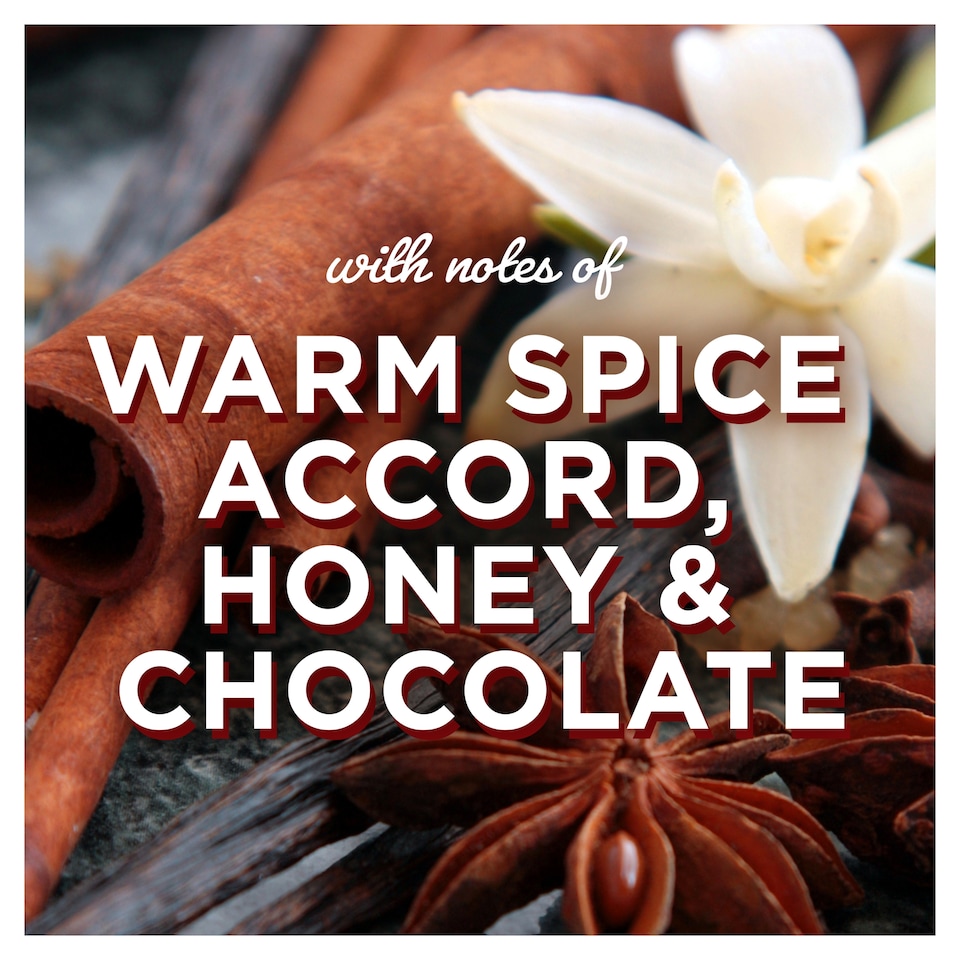 image 1 of Glade Scented Candle Air Freshener Honey & Chocolate 129g