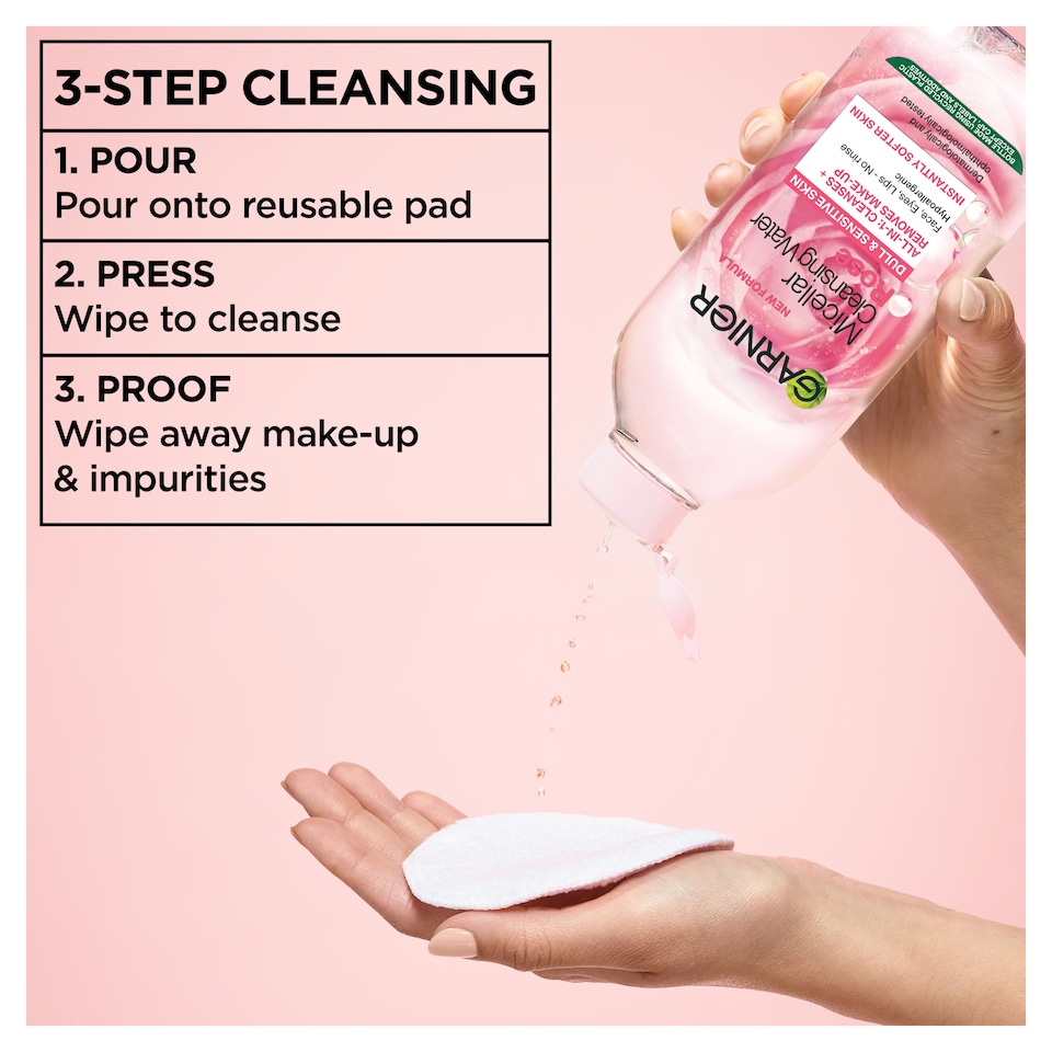 image 1 of Garnier Skin Active Micellar Cleansing Rose Water 700ml