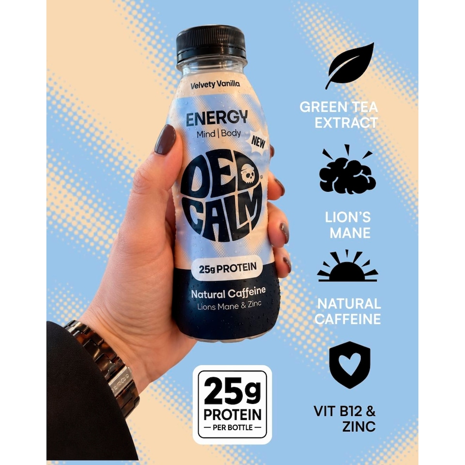 image 1 of DedCalm Protein Energy Drink - Vanilla Flavour - 330ml
