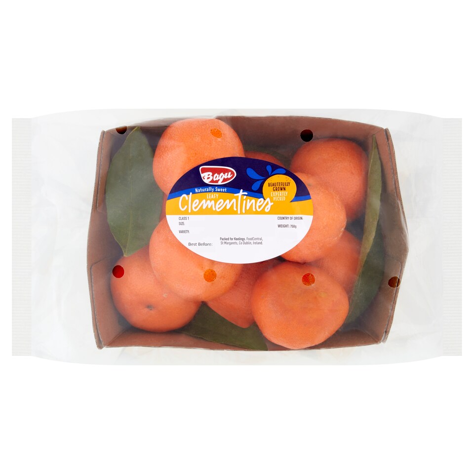 Bagu Naturally Sweet Leafy Clementines 750G
