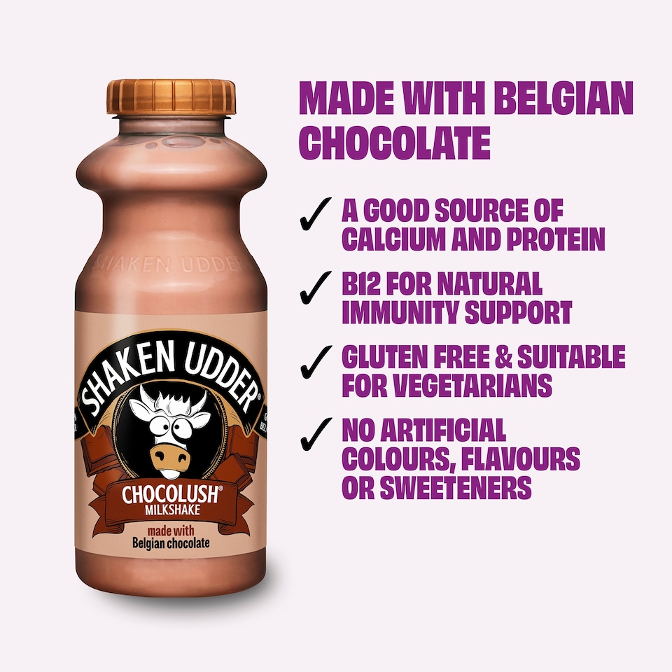 image 1 of Shaken Udder Chocolush Milkshake 330Ml