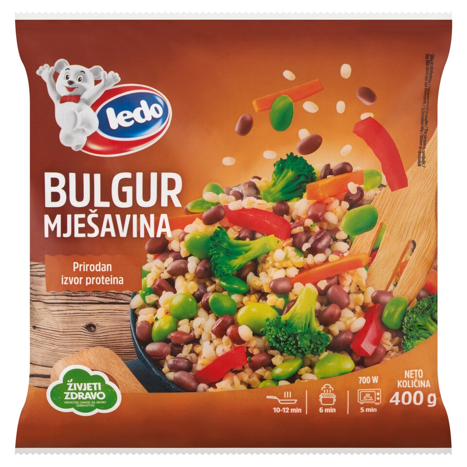 Ledo Bulgur Mix gyorsfagyasztott zöldségek bulgárral és árpával 400 g  1. kép