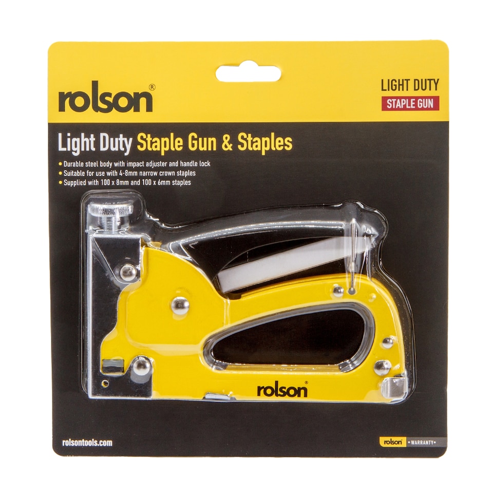 Rolson Light Duty Staple Gun & Staples