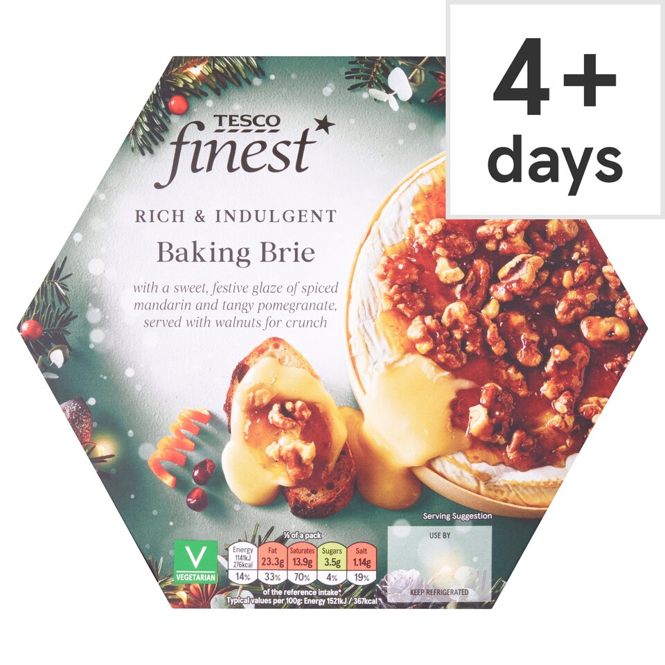 Tesco Finest Baking Brie 600g Tesco Groceries