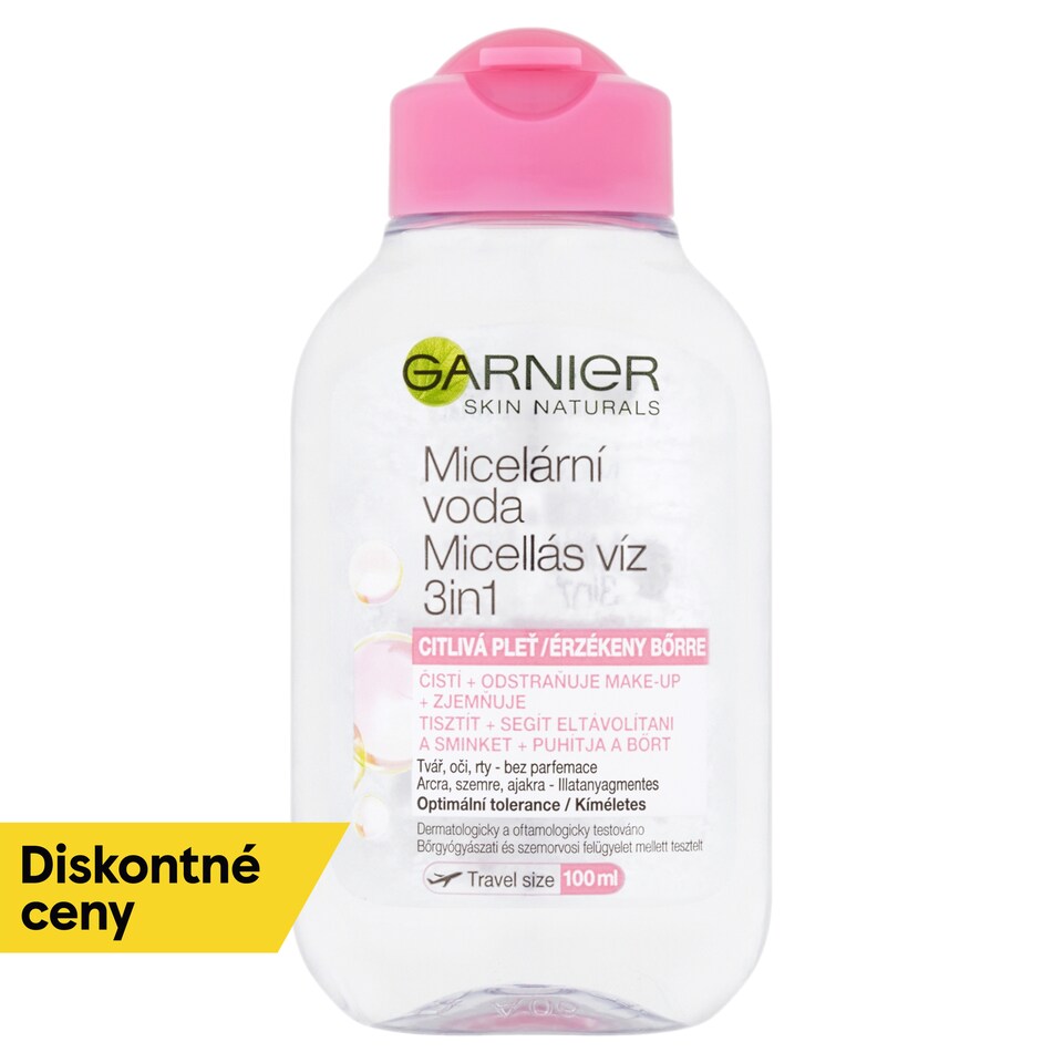 Garnier Skin Naturals All in One Micellar Water for Sensitive Skin, 100 ml