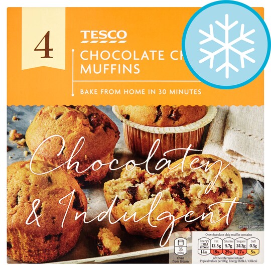 Tesco Freshly Baked Chocolate Muffin Tesco Groceries